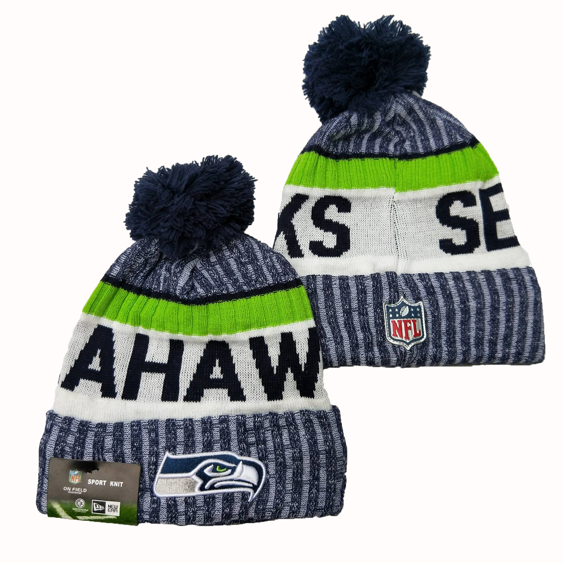 Seattle Seahawks Knit Hats 064